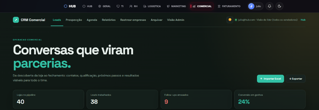 Demonstração Real PROSPECTA - Conversas que viram parcerias